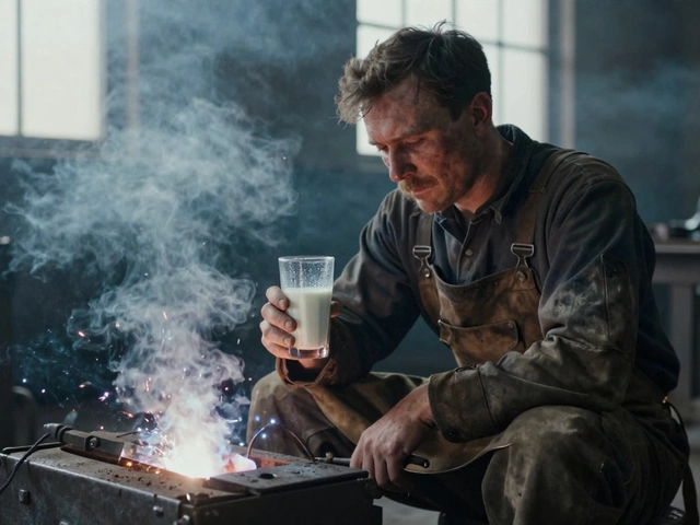Why Do Welders Drink Milk? The Truth About 'Roofies' and Lung Health